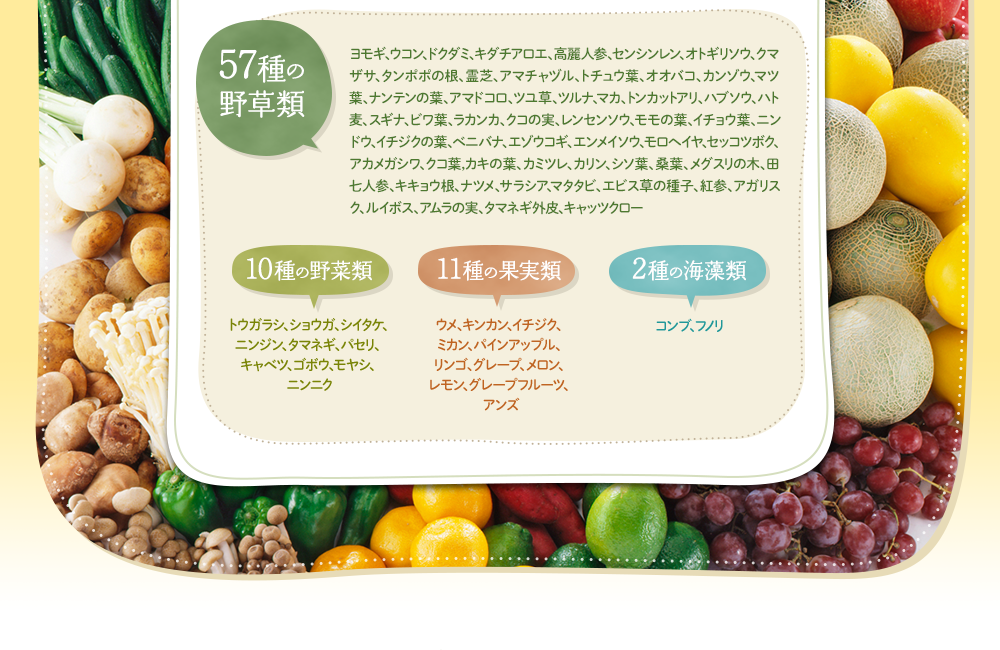 57種の野草類